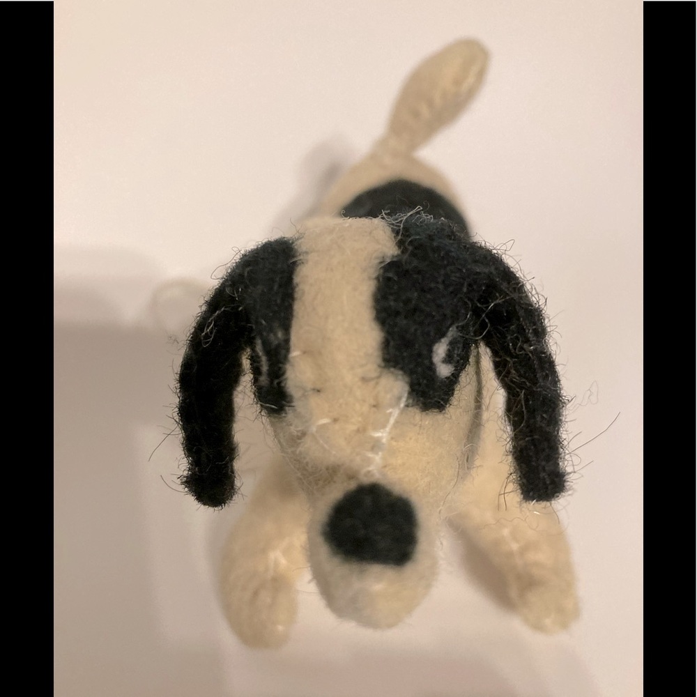 “TERRIER” Felted Dog Ornament - Picture 7 of 7